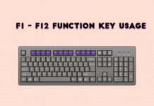 function keys