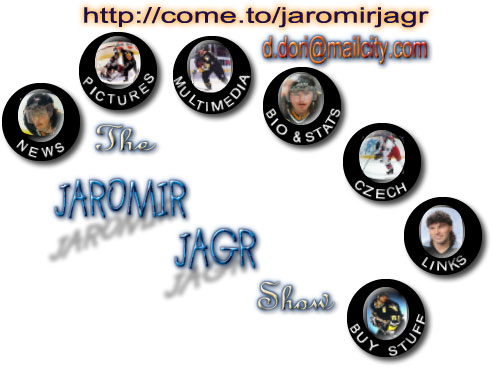Welcome to the Jaromir Jagr Show! Click on one of the buttons!