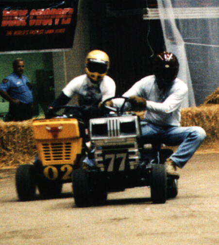 GRAVE DIGGER HOLDING OFF BULLET