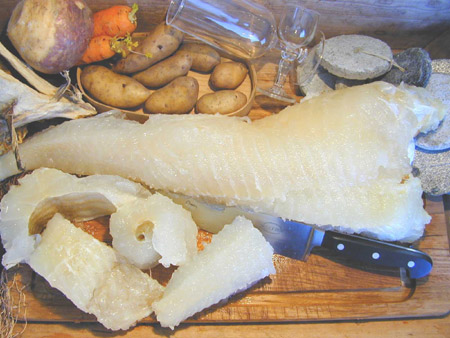 Lutefisk cut