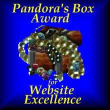 Pandora's Award for Website Excellence - thank you Pandora