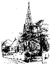 sketch of church