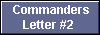  Commanders
Letter #2 