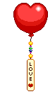 floating heart animation
