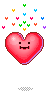 bouncing heart  animation