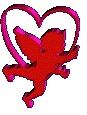 spinning heart and cherub  animation