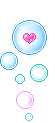 hearts in bubbles   animation
