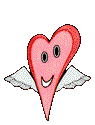 heart with wings   animation