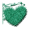 green heart   animation