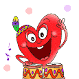 laughing heart   animation
