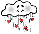  cloud raining hearts  animation