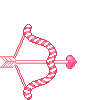 heart and bow and arrow   animation
