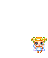  little girl and heart  animation