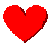 pulsing heart  animation