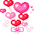 little hearts  animation