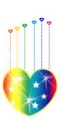 rainbow heart  animation