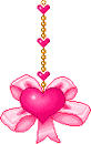 bright pink heart heart  animation