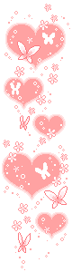  pink hearts animation