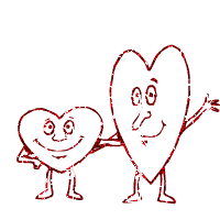 hearts with faceshearts  animation