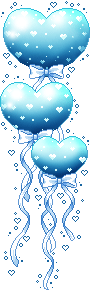 i love you blue hearts  animation