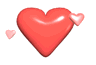 pink  hearts animation