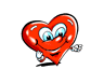 big love heart animation