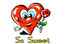  heart with a rose animation