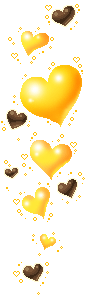 yellow hearts  animation