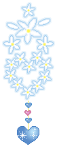 blue heart   animation