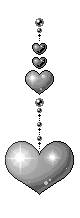 silver heart  animation