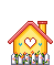 hearts out of a house  animation