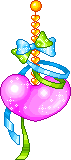 coloured heart  animation