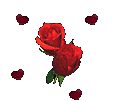  heart and roses animation