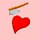 chopping a  heart animation