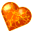  gold heart animation