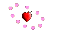spinning hearts heart animation