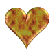 gold heart animation