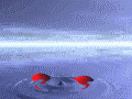 heart in water  animation