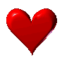coloured heart animation
