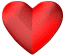 glowing heart animation