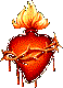 firey heart animation