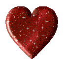 glitter heart animation