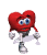  walking heart animation