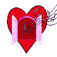 musical heart animation