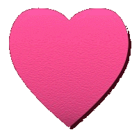  pink heart and footprints  animation