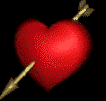 heart with an arrow  animation