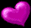 bright pink heart animation