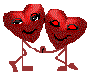  two loving hearts  animation
