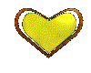 gold heart animation