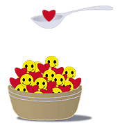 dish of hearts   animation